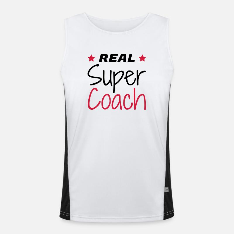 Coach / Coaching / Trainer / Sport Funktionelles Kontrast-Tank Top für Männer 