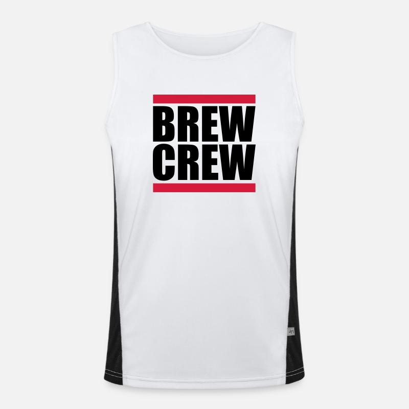 Brew Crew Beam Spell Débardeur respirant contrasté Homme 