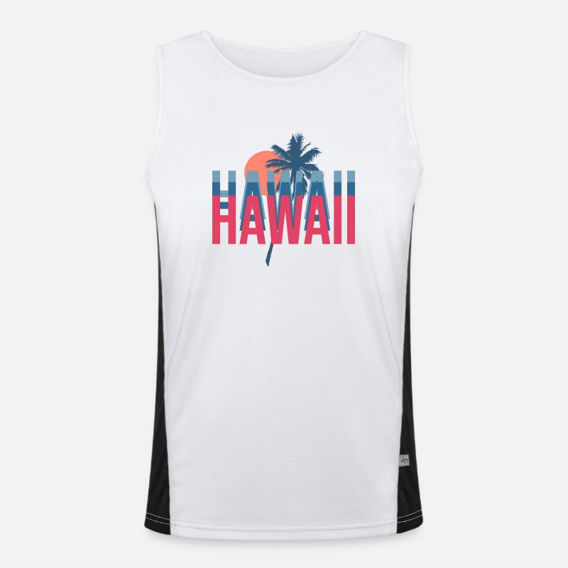 Hawaï Débardeur respirant contrasté Homme 