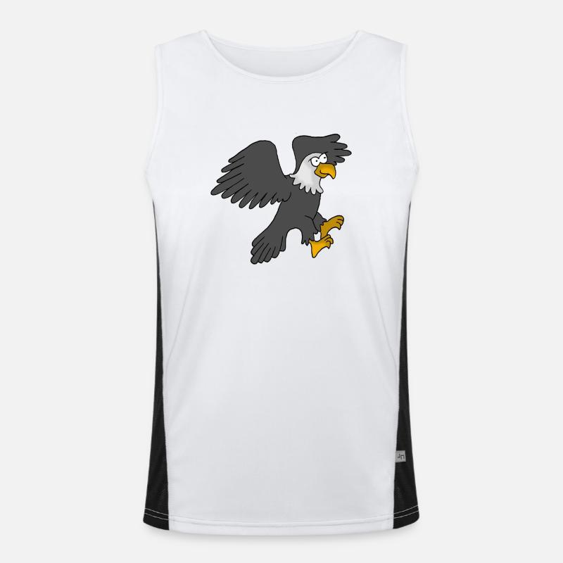 Dessin animé Eagle Débardeur respirant contrasté Homme 