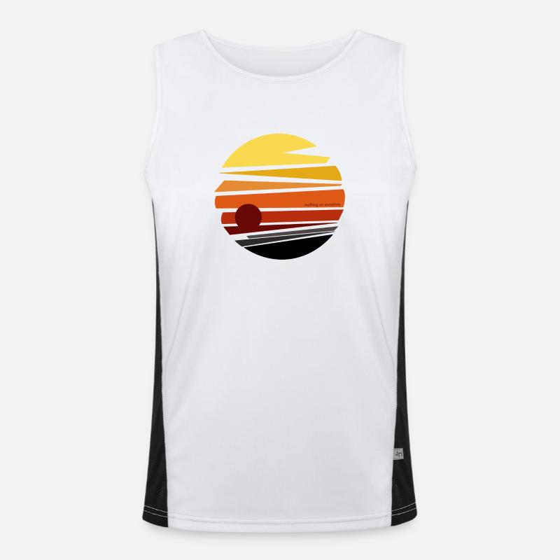 marcher sur le soleil Débardeur respirant contrasté Homme 