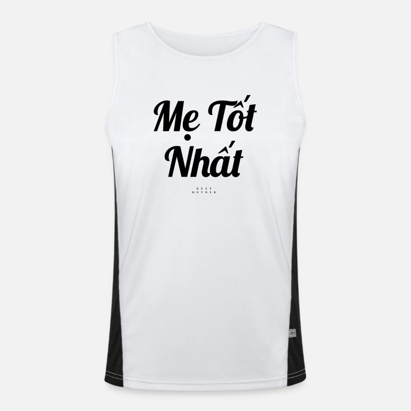 Vietnamese Men's Functional Contrast Tank Top 