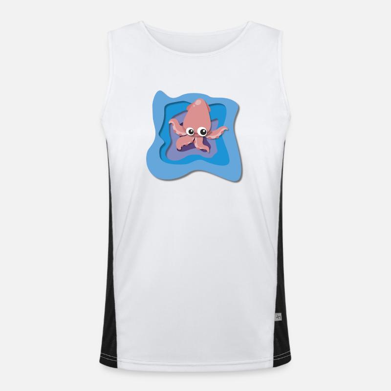 Squidy Débardeur respirant contrasté Homme 