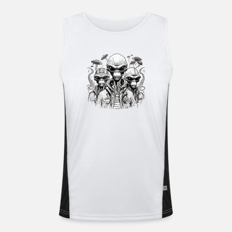 Rap extraterrestre Débardeur respirant contrasté Homme 