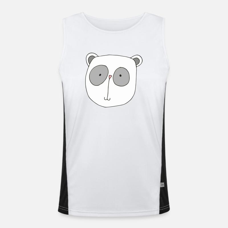 koala bär Funktionelles Kontrast-Tank Top für Männer 