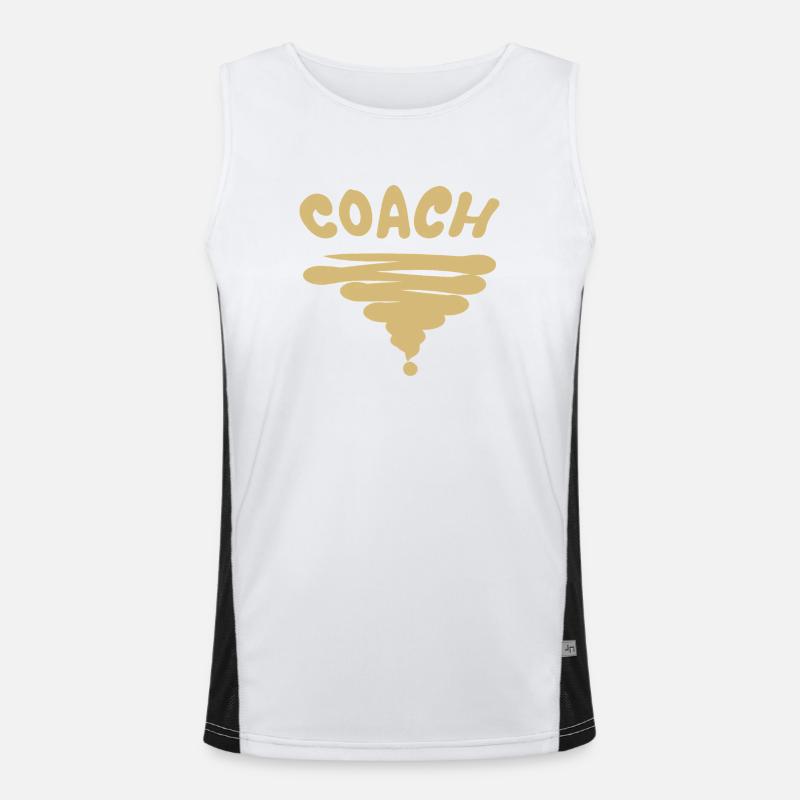 Profession Coach Débardeur respirant contrasté Homme 
