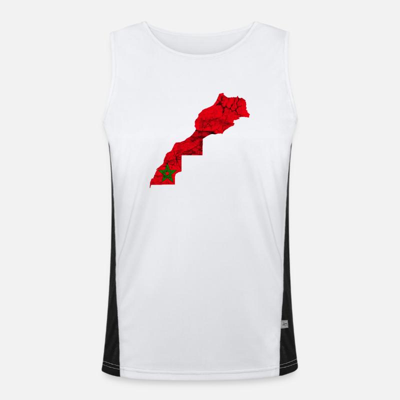 MOROCCO Men's Functional Contrast Tank Top 