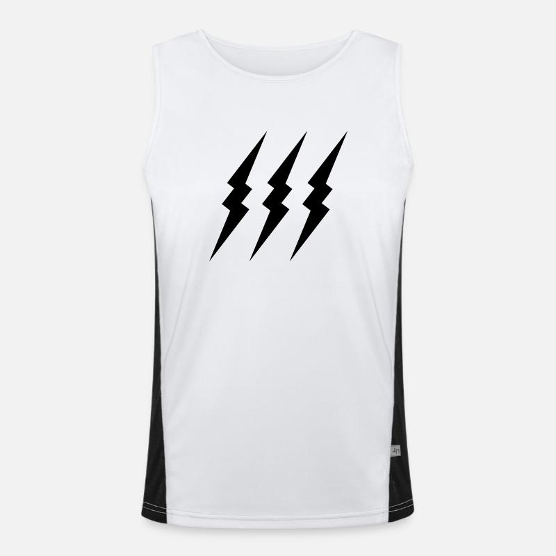 lightning Funktionelles Kontrast-Tank Top für Männer 