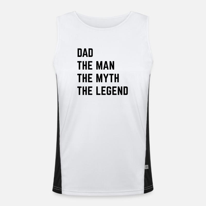 Dad Men's Functional Contrast Tank Top 