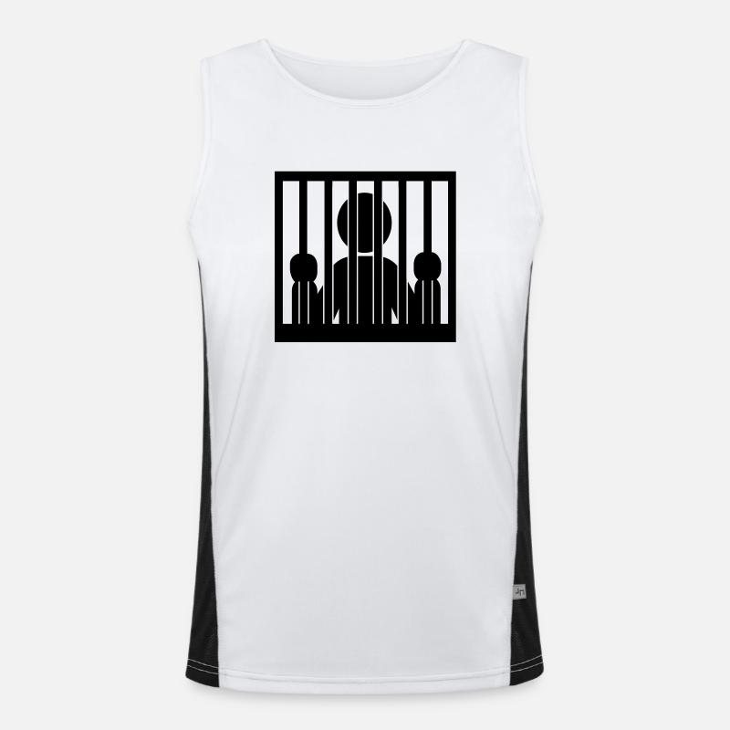 Jail Men's Functional Contrast Tank Top 