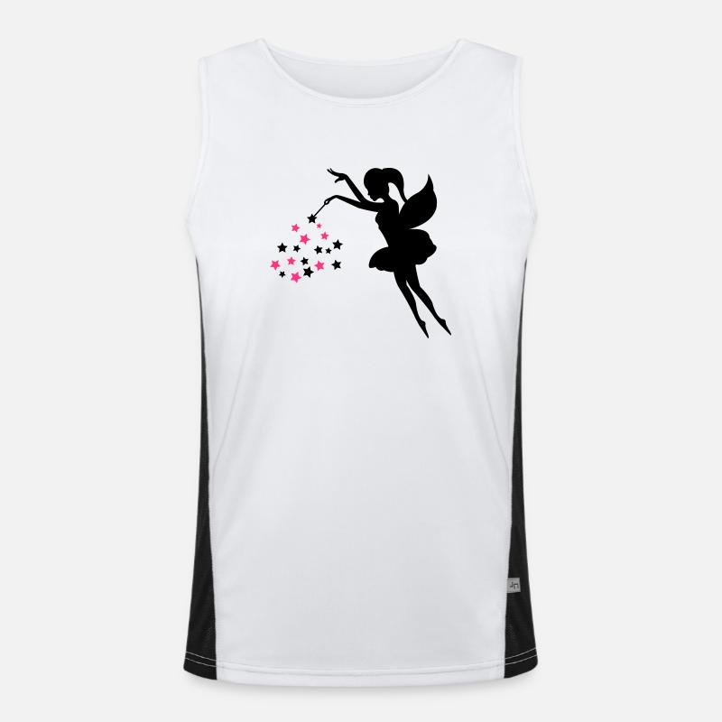 fee2 Funktionelles Kontrast-Tank Top für Männer 