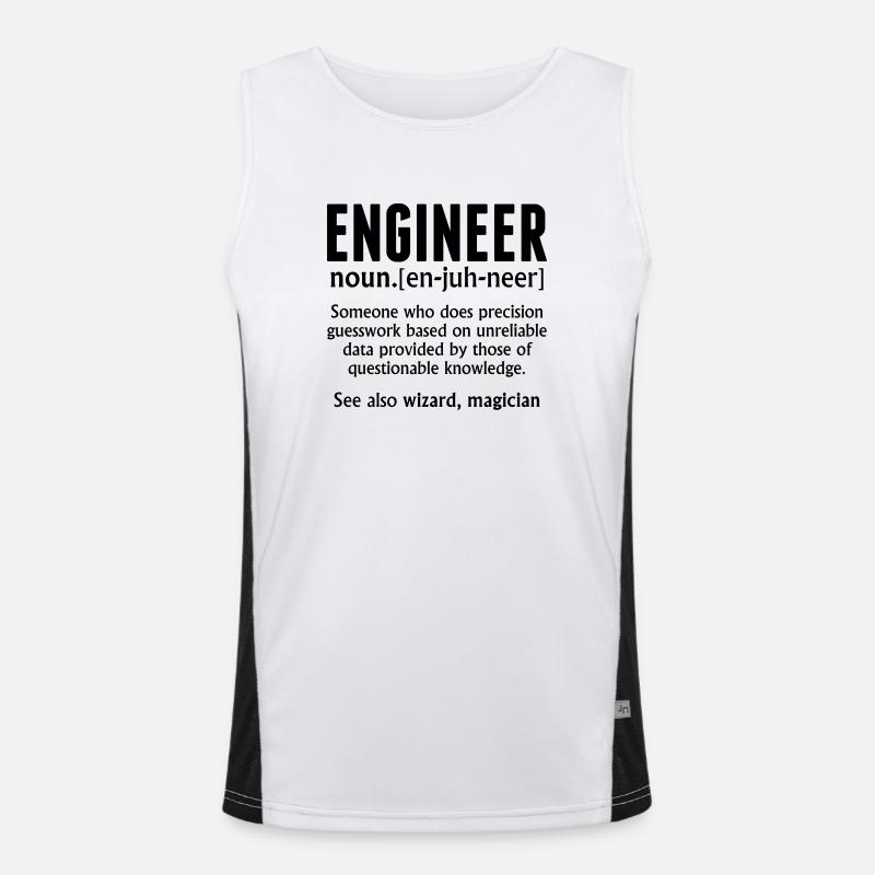 ENGINEER Men's Functional Contrast Tank Top 