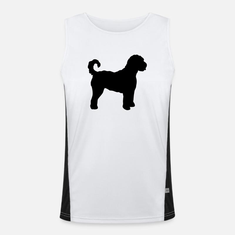 Labradoodle Men's Functional Contrast Tank Top 