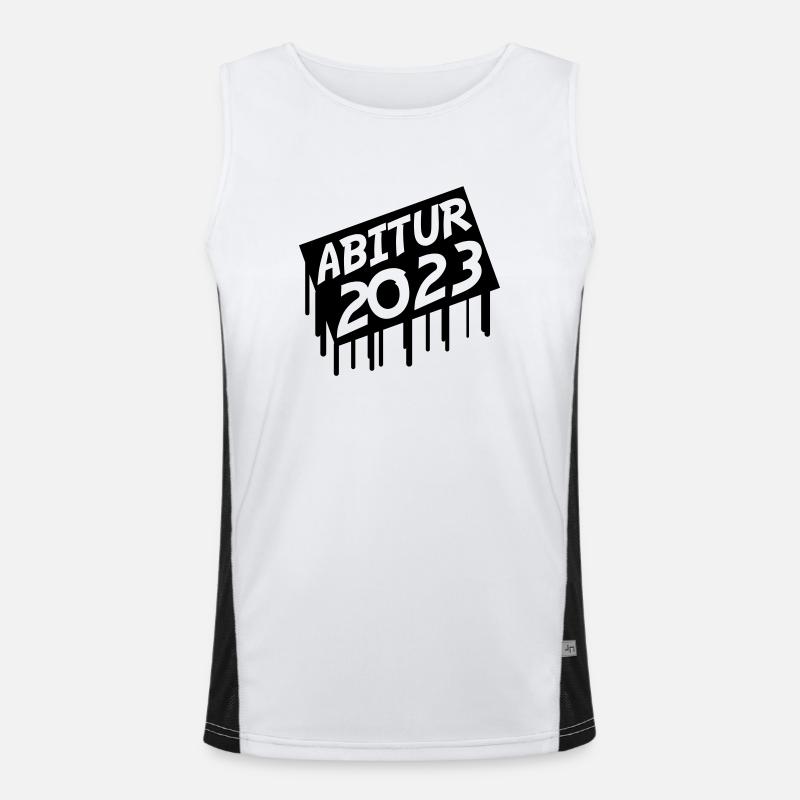 Abitur 2023 Funktionelles Kontrast-Tank Top für Männer 
