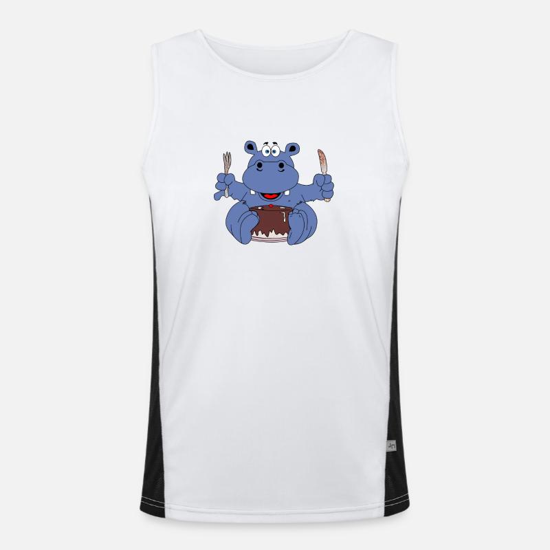 mange plus de boucles de gâteau Débardeur respirant contrasté Homme 