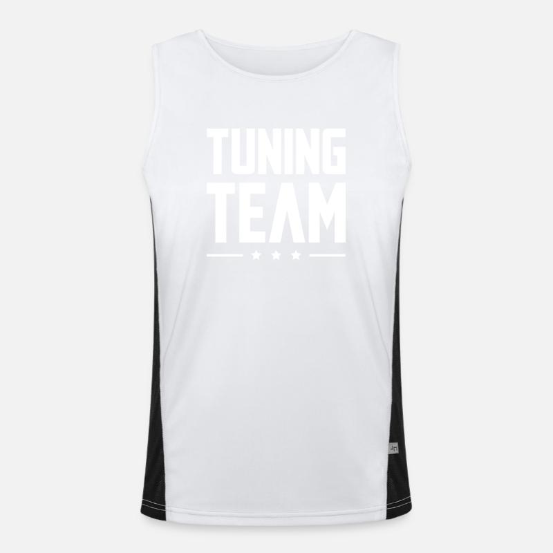 Tuning Team Men's Functional Contrast Tank Top 