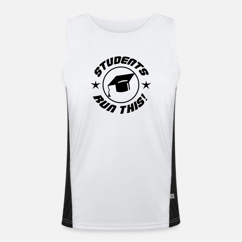 Students run this Funktionelles Kontrast-Tank Top für Männer 