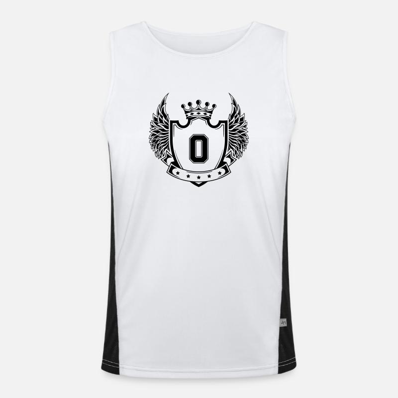 Wappen O Funktionelles Kontrast-Tank Top für Männer 