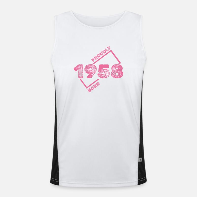 1958 Débardeur respirant contrasté Homme 