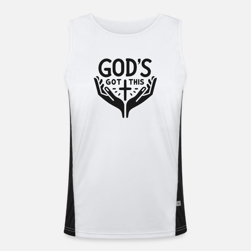 Gott hat das Funktionelles Kontrast-Tank Top für Männer 