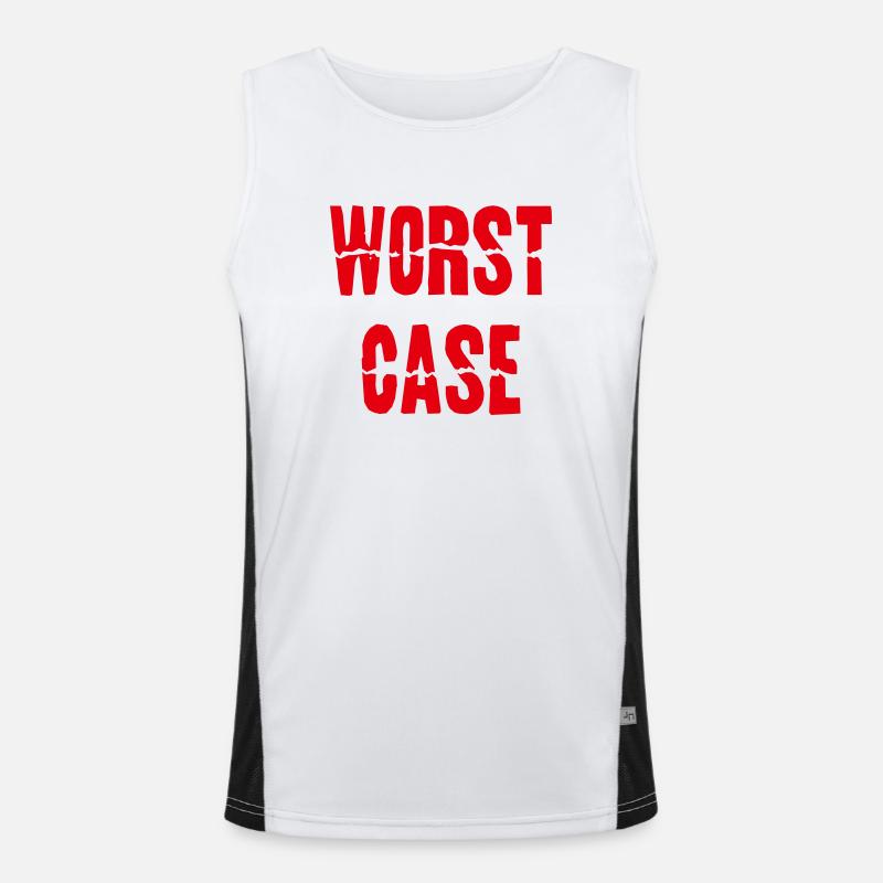 Worst Case Funktionelles Kontrast-Tank Top für Männer 
