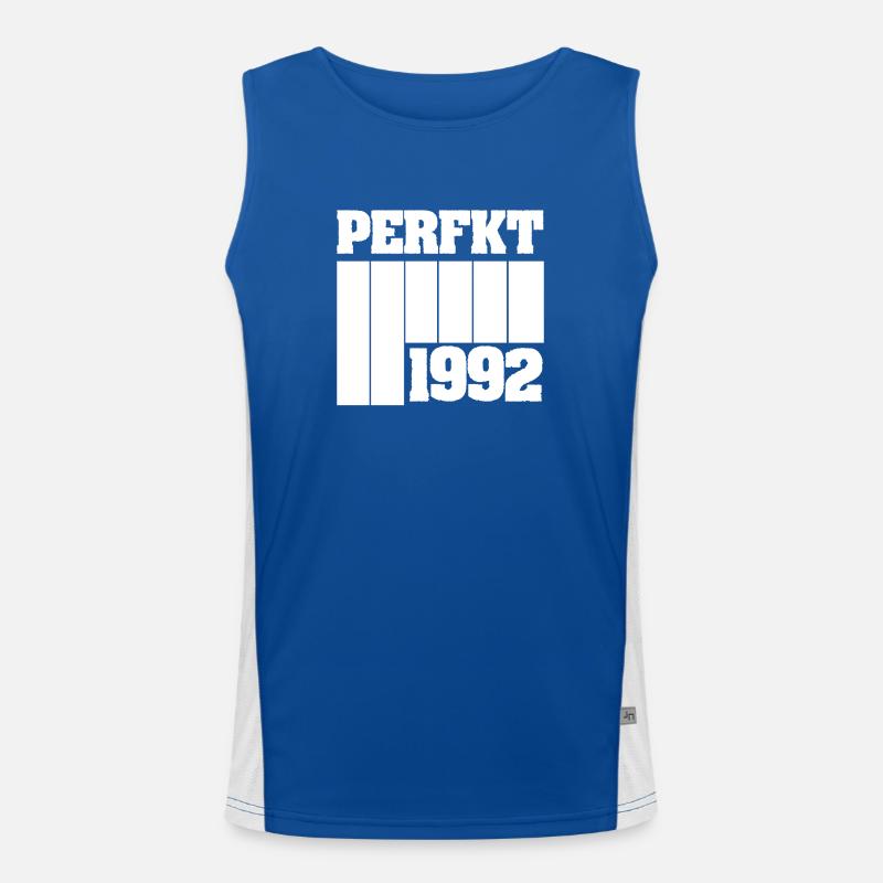 1992 Funktionelles Kontrast-Tank Top für Männer 