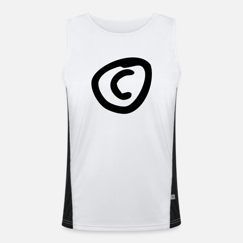 copyright c Funktionelles Kontrast-Tank Top für Männer 