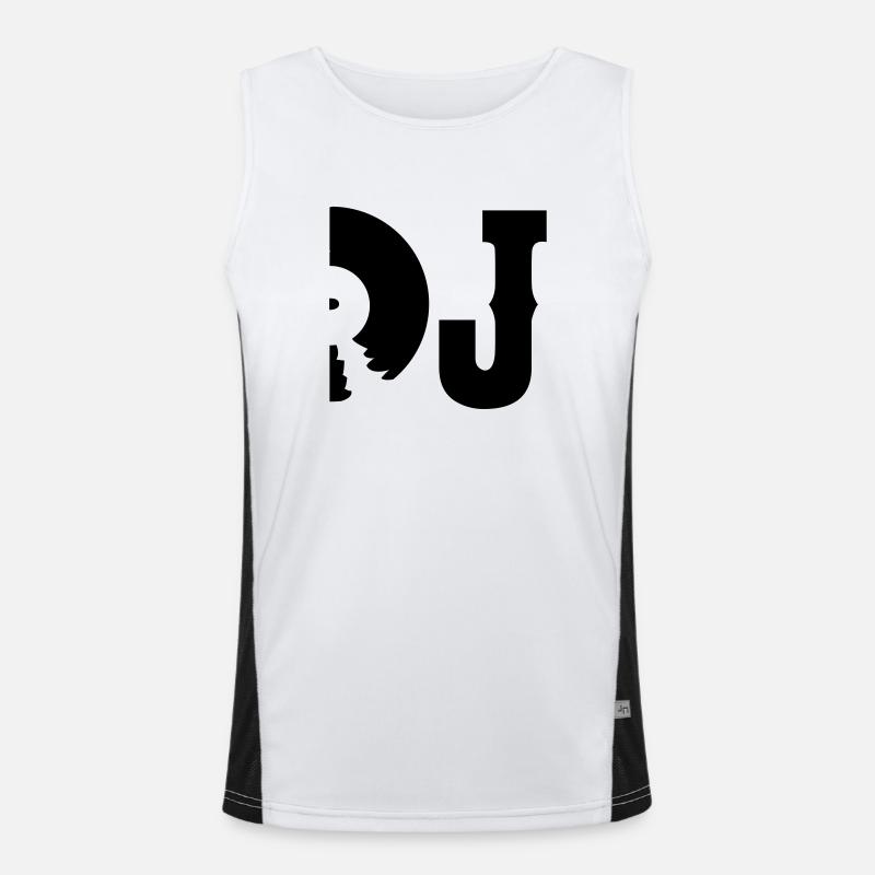 dj Men's Functional Contrast Tank Top 