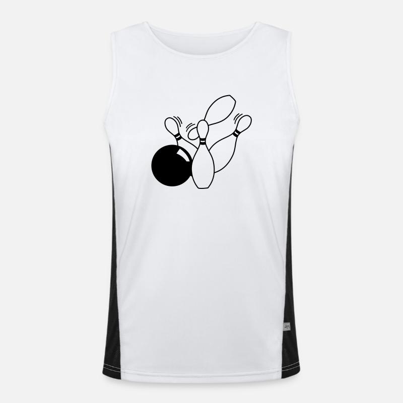flying cone Men's Functional Contrast Tank Top 