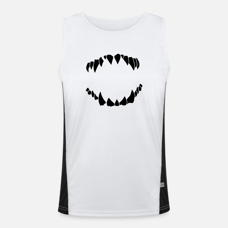 teeth Men's Functional Contrast Tank Top 