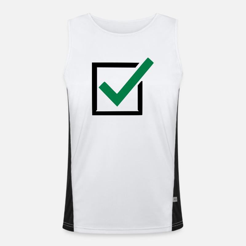 politik Funktionelles Kontrast-Tank Top für Männer 