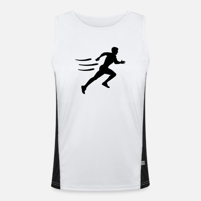 Running Men's Functional Contrast Tank Top 