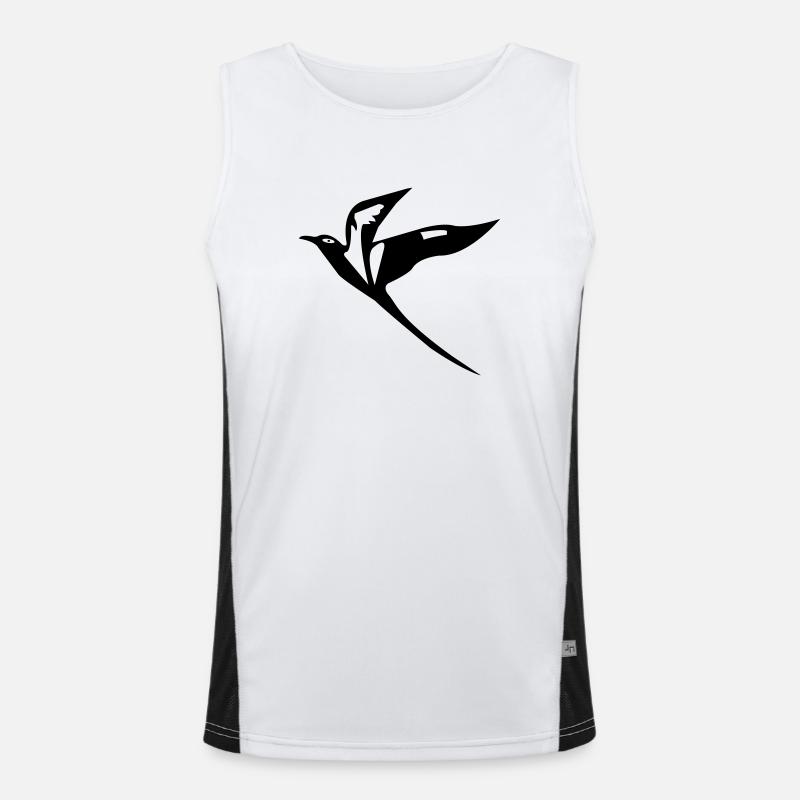 Tail straw Men's Functional Contrast Tank Top 