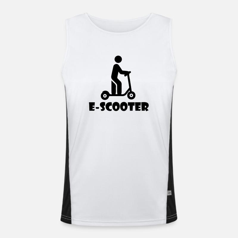 Roller Scooter E-Scooter Débardeur respirant contrasté Homme 