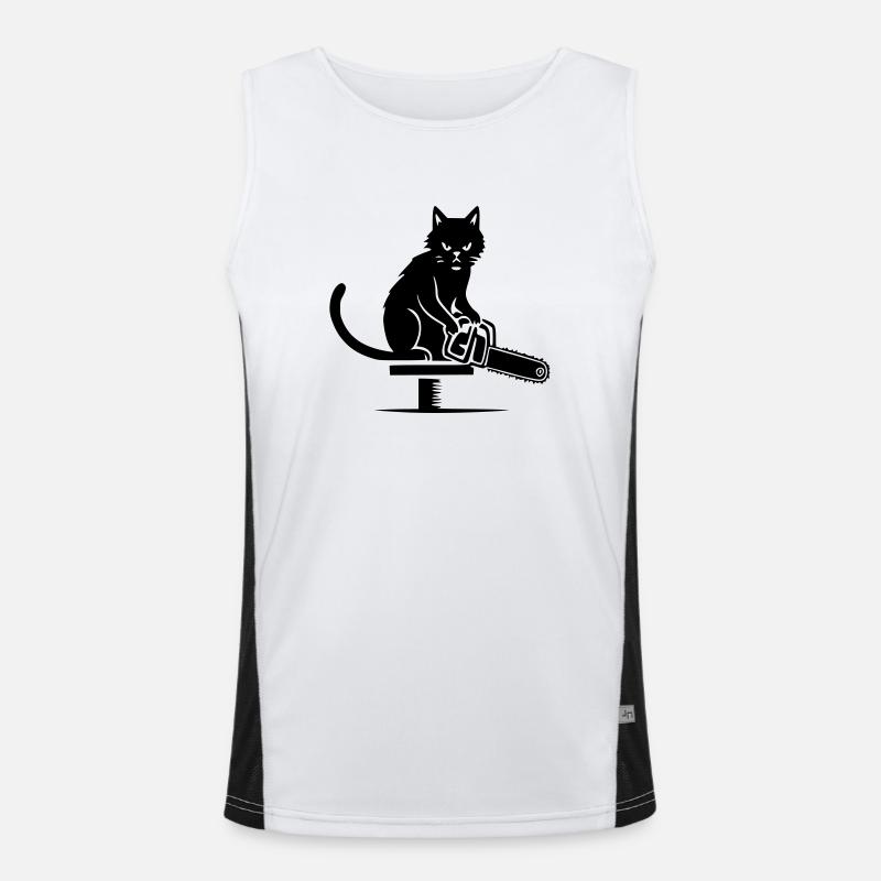 Angrycat Men's Functional Contrast Tank Top 
