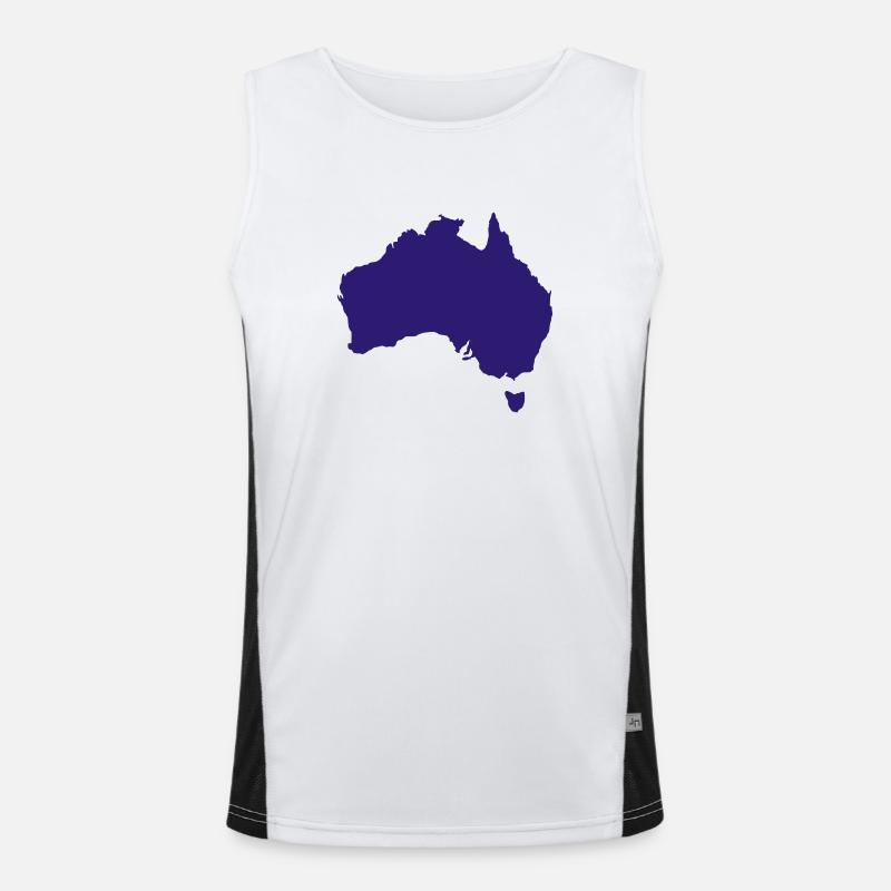 Australie Débardeur respirant contrasté Homme 