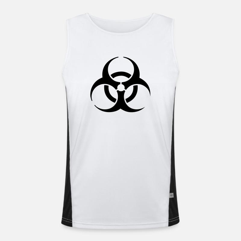 hardstyle biohazard Pullover Débardeur respirant contrasté Homme 