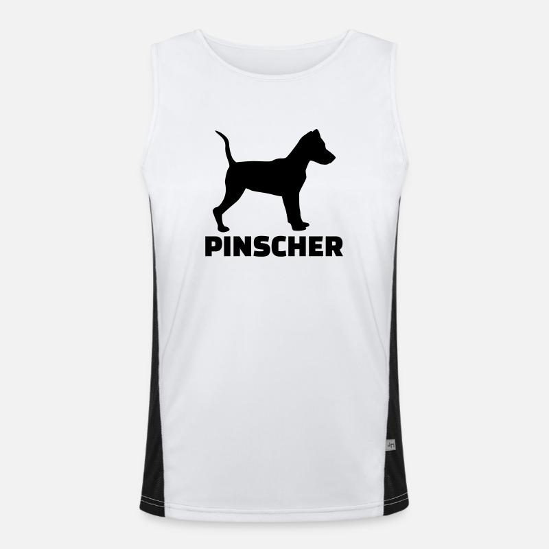 Pinscher Débardeur respirant contrasté Homme 
