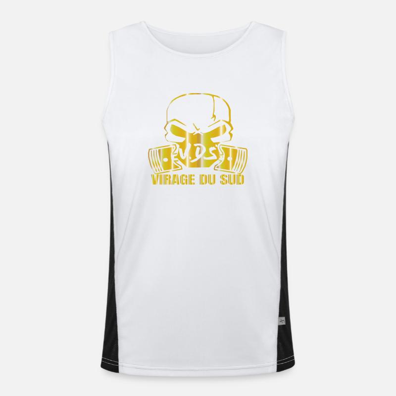 SÜDKURVE Funktionelles Kontrast-Tank Top für Männer 