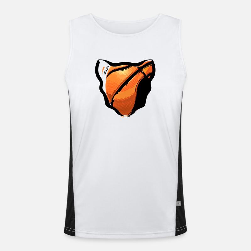 Basketball Funktionelles Kontrast-Tank Top für Männer 