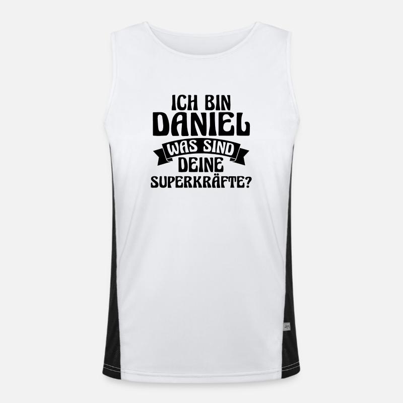 First name Daniel Men's Functional Contrast Tank Top 