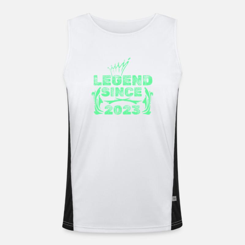 Geschenkidee 2023 Funktionelles Kontrast-Tank Top für Männer 