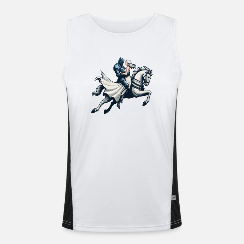 Knight in shining armor Men's Functional Contrast Tank Top 