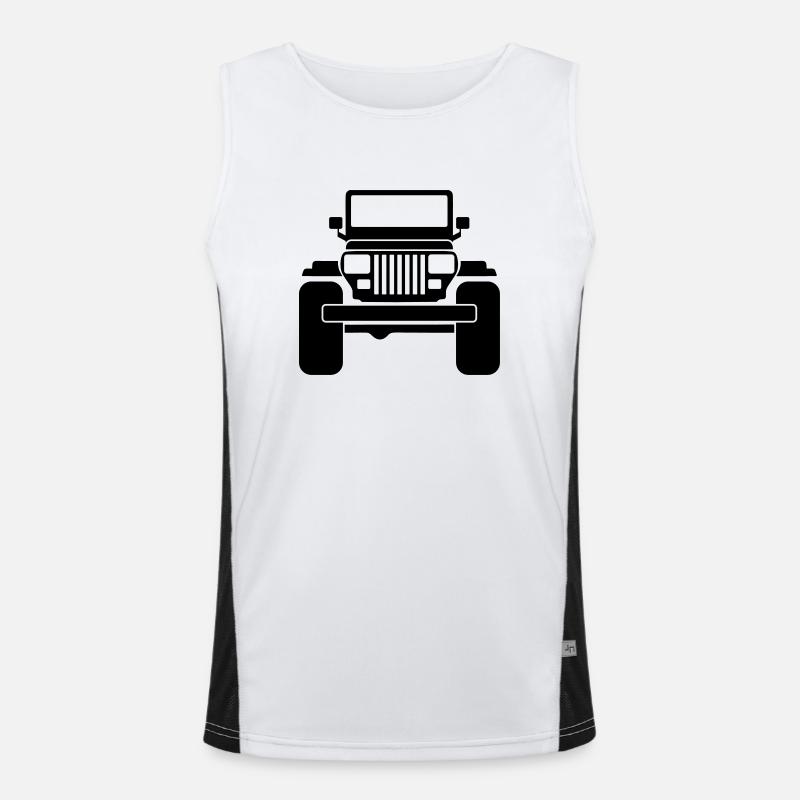 Shilouette YJ solo Funktionelles Kontrast-Tank Top für Männer 