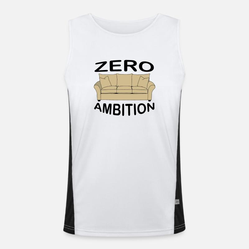 zero ambition Débardeur respirant contrasté Homme 