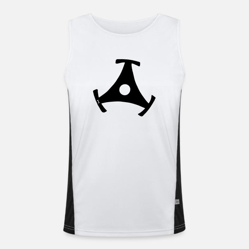 singlestern... Funktionelles Kontrast-Tank Top für Männer 