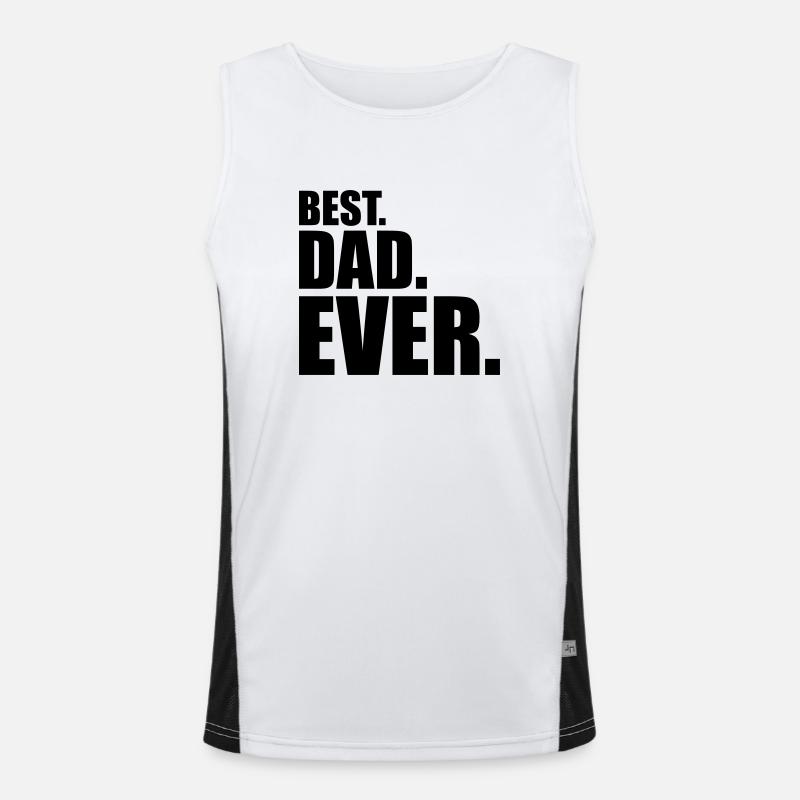 Best Dad Ever Débardeur respirant contrasté Homme 