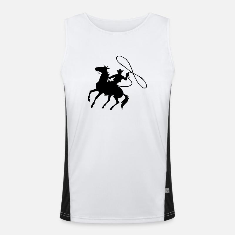 Cowboy Men's Functional Contrast Tank Top 