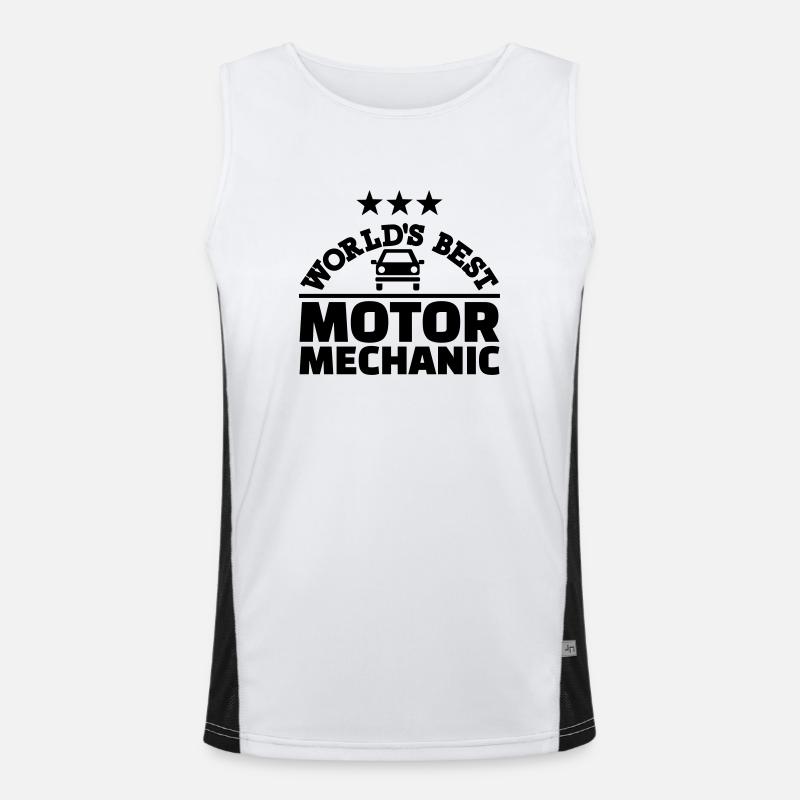 Mechatroniker Funktionelles Kontrast-Tank Top für Männer 