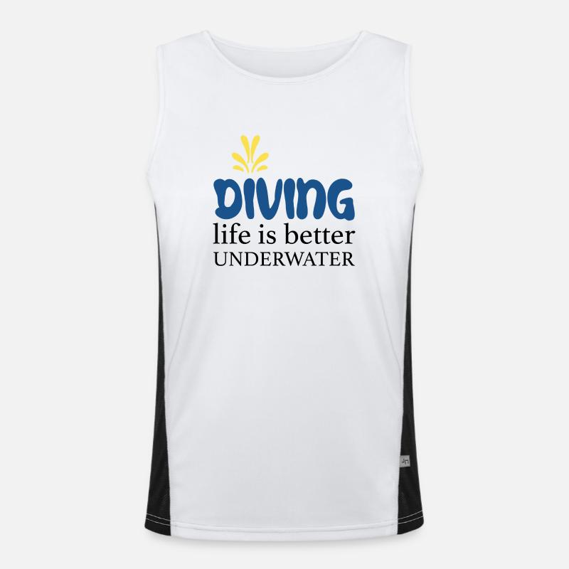 Plongée Débardeur respirant contrasté Homme 